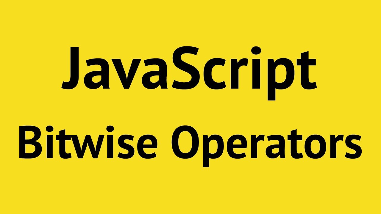 Alt JavaScript Bitwise